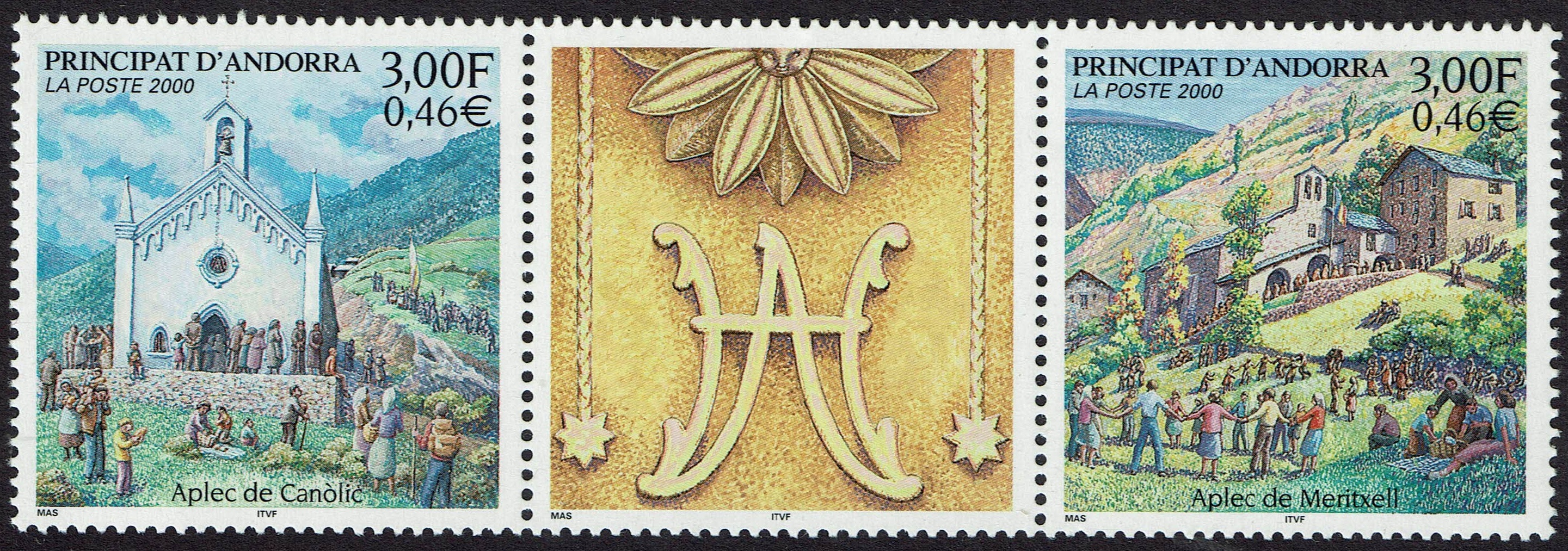 Andorra (French) SG F569-70